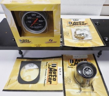 5402 - 2-5/8" BLOWER BOOST GAUGE   kit  0-60 PSI, MECHANICAL, LIQUID FILLED,